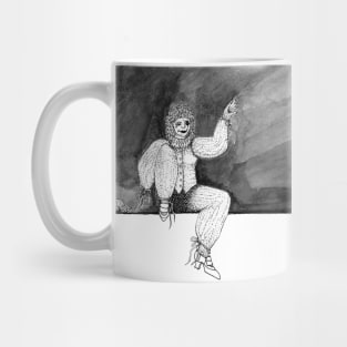 Jester B&W Mug